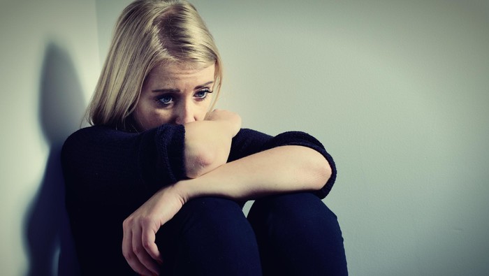 Sad woman.