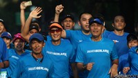 Sandiaga Uno mengikuti Jakarta International 10K di Epicentrum, Jakarta, Minggu (24/7/2016).