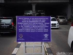 Ganjil-Genap Dicoba Hari Ini, Kadishub: Manfaatkan Angkutan Umum