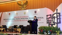 BPK selaku tuan rumah memberikan sambutan awal. Ketua Umum Partai Golkar Setya Novanto lantas menjadi pembicara di awal acara dan dilanjutkan dengan diskusi panel penyimpangan dalam pendanaan politik.