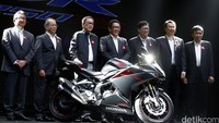 Honda CBR250RR diluncurkan di Ciputra World, Jakarta, Senin (25/7/2016).
