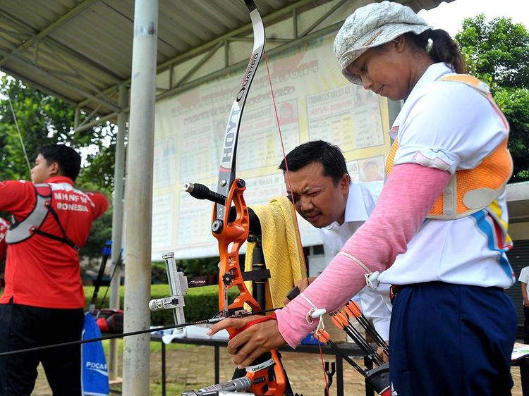 Menpora Tinjau Pelatnas Panahan di Jakarta