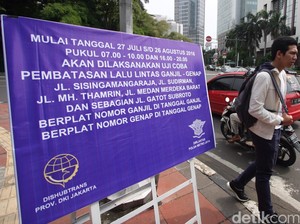 Awas Ada yang Akali Nopol Kendaraan Saat Aturan Ganjil Genap Diberlakukan