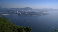Potret dari puncak Sugarloaf Montain. Tak heran kalau pemandangan dari sini, disebut pemandangan terindah di dunia (Ken Yunita/detikTravel)