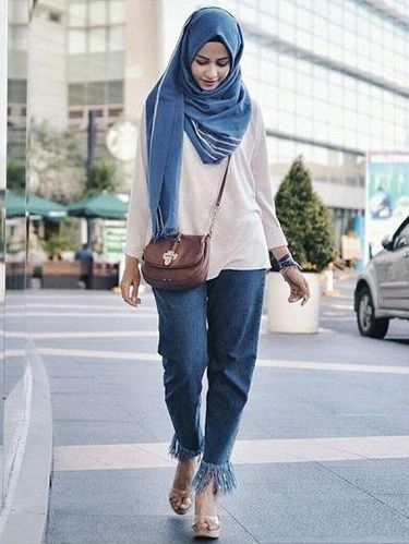 Berhijab Baju Yg Cocok Untuk Celana Jeans  Tips Mencocokan