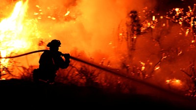 Taman Nasional Los Angeles Terbakar