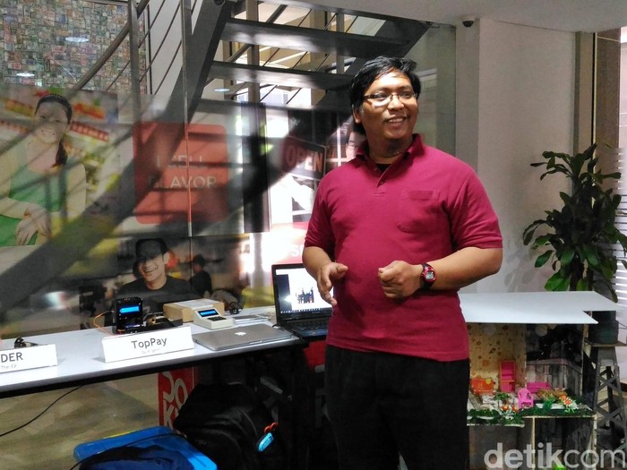Yudha Maulana dari tim X-Igent (Foto: detikINET/Rachmatunnisa) Yudha Maulana dari tim X-Igent (Foto: detikINET/Rachmatunnisa)