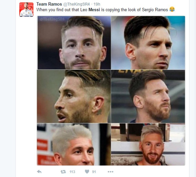 Messi Jadi Pirang Netizen Menertawakan