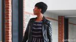 Gaya #OOTD Tara Basro dengan Jaket Kulit