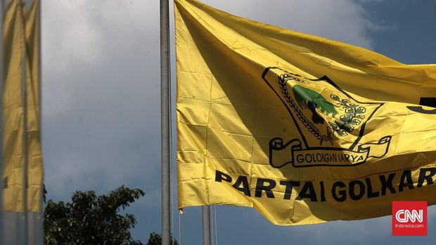 Bendera Partai Golkar.