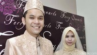 Busana pengantin Ben dan Nesyana. Pool/Noel/detikFoto.