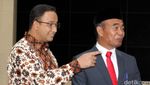 Anies Serahkan Jabatan Mendikbud ke Muhadjir Effendy