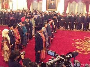 Surya Paloh, Zulkifli Hasan Hingga Ahok Datangi Pelantikan Menteri Baru