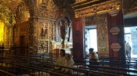 Foto: Nama lainnya Mosteiro de Sao Bento atau Monastery of St Benedict. Bangunan ini didirikan oleh biarawan gereja dari Babia di tahun 1590 (Ken/detikTravel)