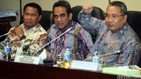Mendes PDTT Eko Putro Sandjojo memberikan pemaparan saat menjadi pembicara bedah buku Duc In Altum. Pool/Lamhot Aritonang/detikFoto.