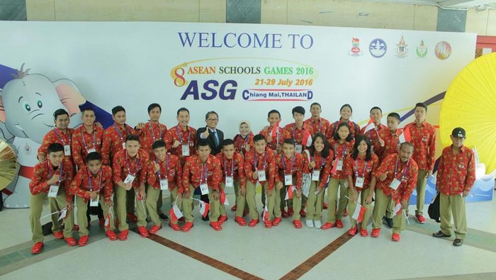 Indonesia Tempati Posisi Dua ASEAN School Games 2016