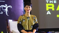 Tara Basro akan menjadi host tamu di acara The Amazing Race Asia yang mengambil lokasi salah satunya di lima kota di Indonesia. Pool/Hanif Hawari/detikFoto.