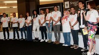 Deretan selebriti yang hadir di kawasan Senayan, Jakarta Selatan pada Jumat (29/7/2016). Pool/Gus Mun/detikFoto.