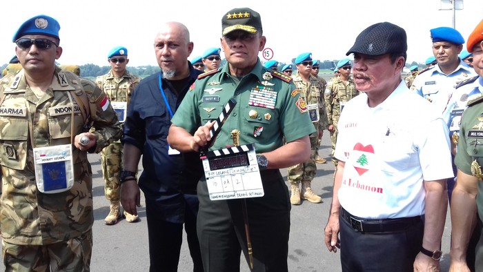 Panglima TNI Pantau Proses Syuting film Garuda 23