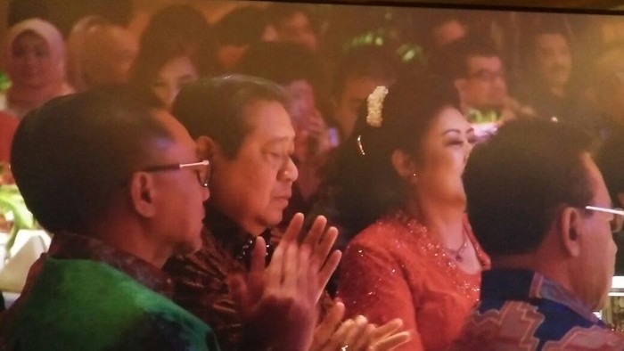 Saat SBY Pidato di Hadapan Para Mantan Menterinya