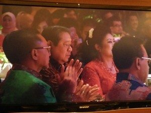 Saat SBY Pidato di Hadapan Para Mantan Menterinya