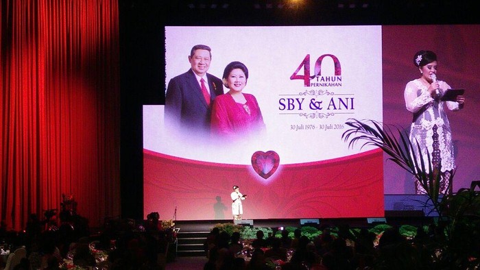 Sejumlah Tokoh Hadiri HUT ke-40 Pernikahan SBY-Ani