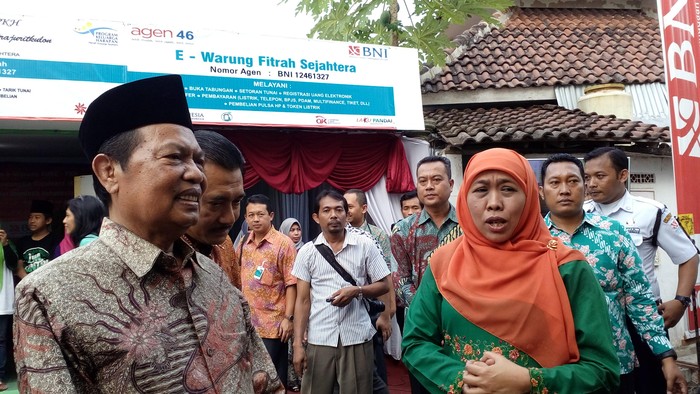 Mensos Luncurkan Layanan E-Warung KUBE-PKH di Mojokerto