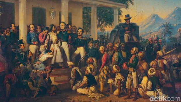 Penangkapan Pangeran Diponegoro Lukisan Tertua Dan Tak Ternilai Harganya