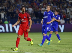 PSG Gasak Leicester 4-0