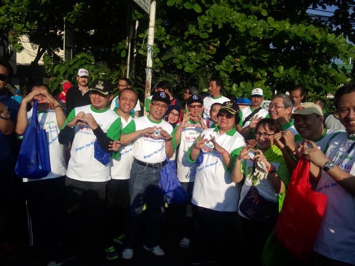 Menteri LHK dan Ribuan Warga Kota Bogor Ikut Aksi Hijau Nusantara