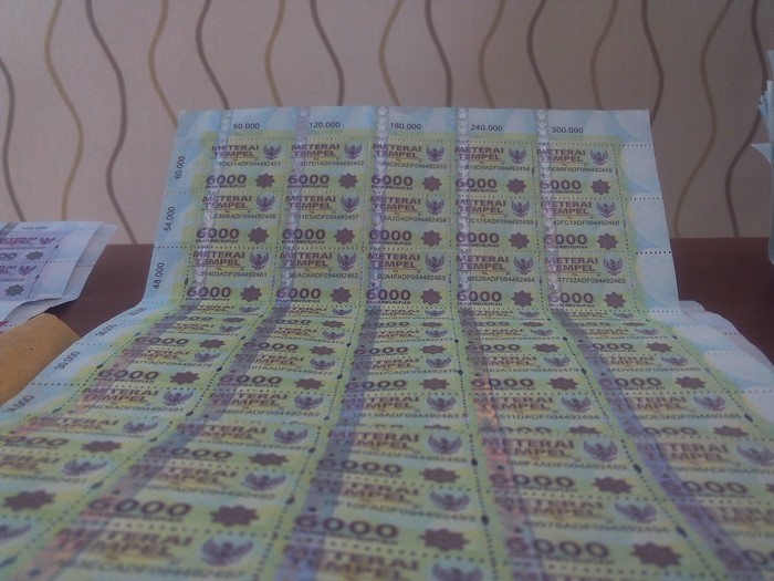 Beredar di Bandung dan Jakarta, Begini Membedakan Meterai Asli atau Palsu