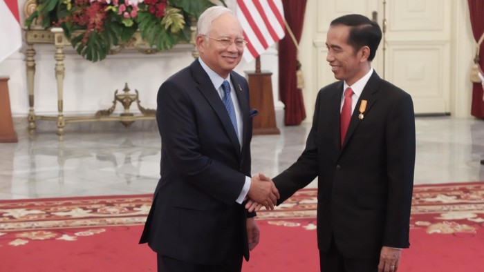 Terima Kunjungan PM Najib, Jokowi Bahas Penculikan WNI Hingga Batas Wilayah