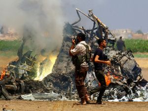 Helikopter Rusia Ditembak Jatuh di Suriah
