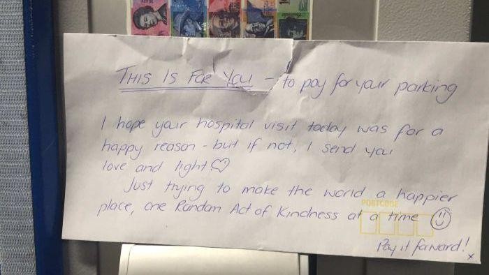 Hamba Allah Tinggalkan Uang di Parkiran RS di Adelaide