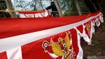 Penjual Bendera Merah Putih Mulai Marak