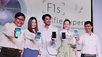 Mengulang kesuksesan F1 dan F1 Plus, Oppo kembeli menunjukan komitmen terhadap keinginan pasar yang menginginkan ponsel dengan kemampuan fotografi kamera depan yang mumpuni. Oppo meluncurkan F1s yang mampu menghasilkan jepretan yang jauh lebih natural, cerah dan tajam, kata Ivan Lau, CEO Oppo Indonesia. Foto: detikINET/Ari Saputra