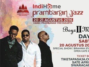 Siap Digoyang Boyz II Men di Indihome Prambanan Jazz 2016