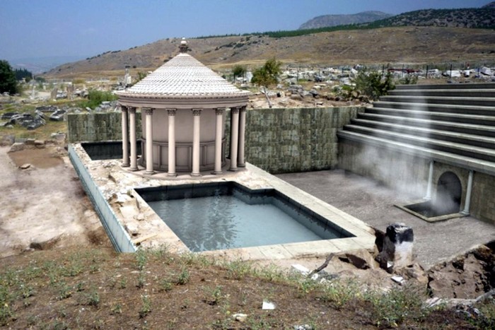 Reruntuhan Gerbang Neraka di Kota Pamukkale