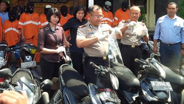 Puluhan Motor Disita Hasil Curanmor
