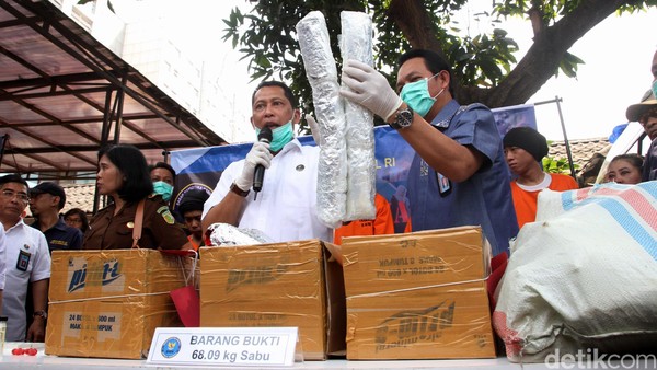 BNN Musnahkan 68 Kg Sabu