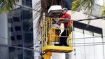 Lampu Penerangan Jalan di Cikini Diperbaiki