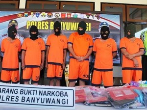 16 Tersangka Narkoba Ditangkap, 12 Orang di antaranya Residivis