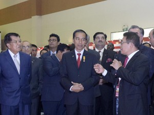 Disaksikan Jokowi, Menteri BUMN Sanjung Bos Telkom