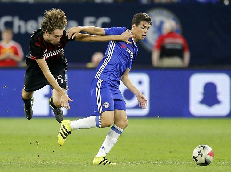 Oscar Dua Gol, Chelsea Kalahkan Milan 3-1