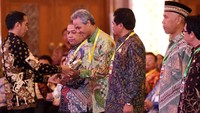 Kepala daerah di seluruh Indonesia hadir dalam Rakornas tersebut. Rusman/Setpres/detikFoto.