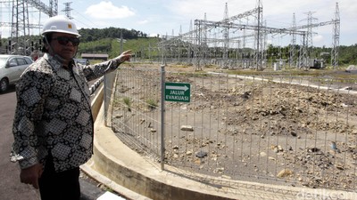 Oesman Sapta Tinjau GITET di Kalimantan Barat