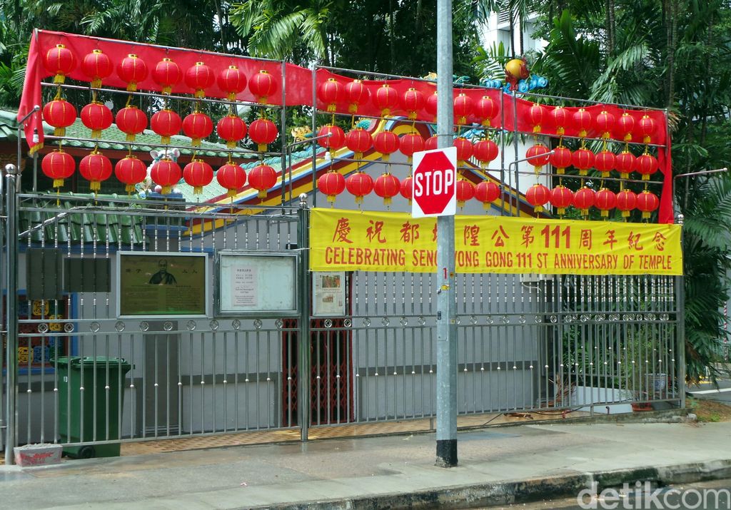 Kelenteng Seng Wong Beo di Kawasan Tanjong Pagar, Singapura yang masih melangsungkan tradisi pernikahan hantu
