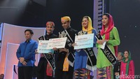 Pemenang Wakil II Abang None dimenangkan oleh Ampuh Risbati dan Nabila Chintia.