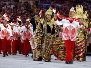 Kostum Indonesia di Pembukaan Olimpiade 2016 Dipuji Netizen Dunia