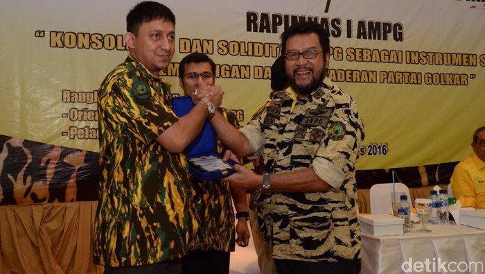 Yorrys: AMPG Bertekad Dukung Golkar Menangkan Pilpres 2019